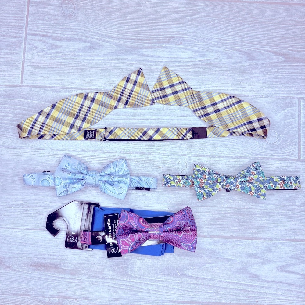 4 bow ties Steve Harvey , unbranded and staffer brands adjustable formal wear